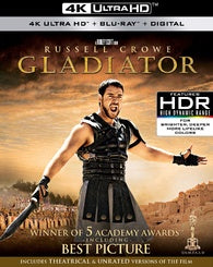 Gladiator - 4K (Fandango) or 4K (itunes)
