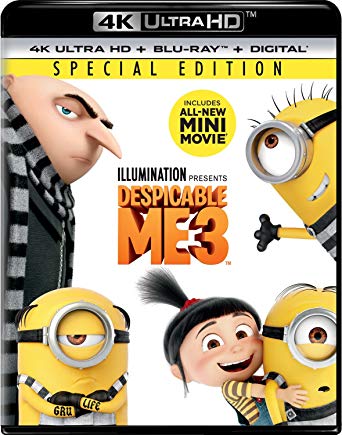 Despicable Me 3 UHD 4K VUDU/MA or itunes HD via MA