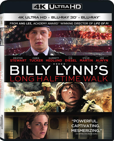 Billy Lynn's Long Halftime Walk 4K UHD VUDU/MA or itunes HD via MA